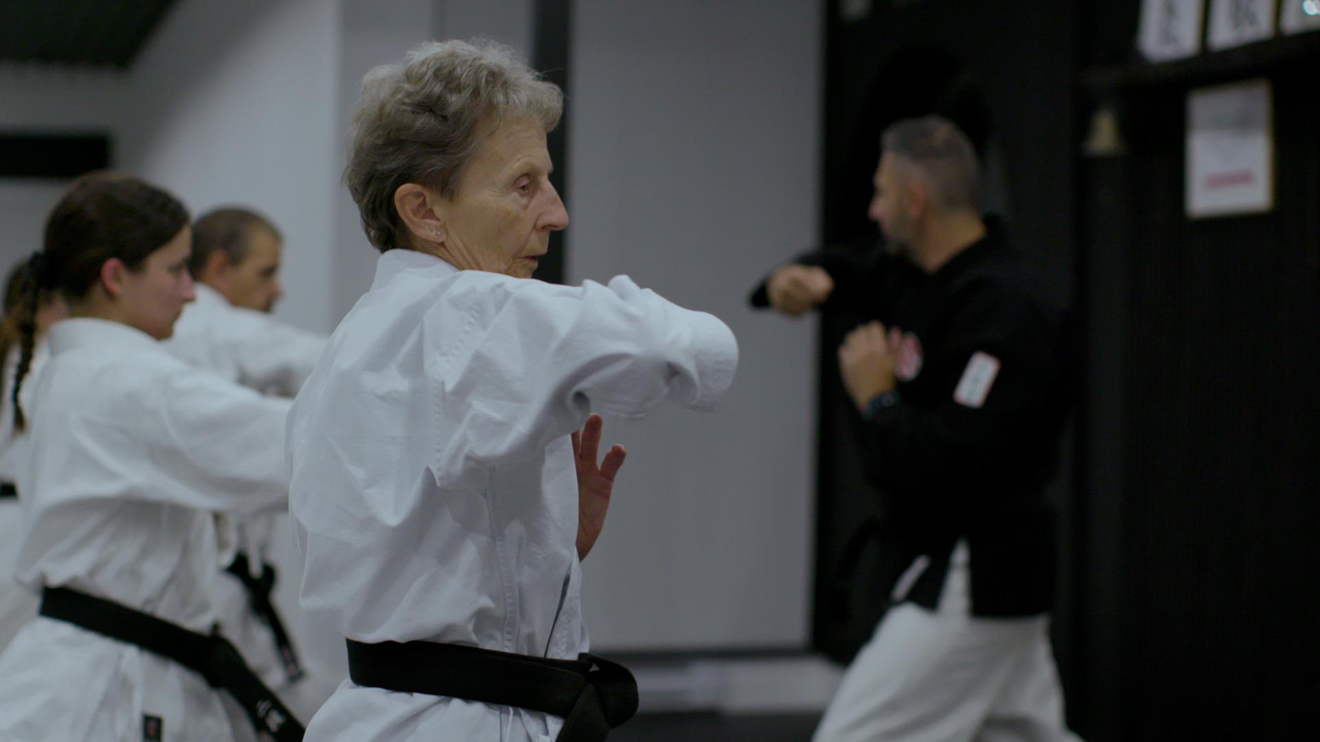 AMA Mississauga Tai Chi Tai-Chi Class in Motion at AMA Dojo with three students.